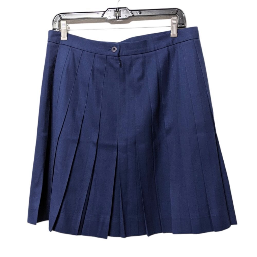 NWT TALBOTS Petites Worsted Wool Pleated Skirt 16P - Picture 4 of 6